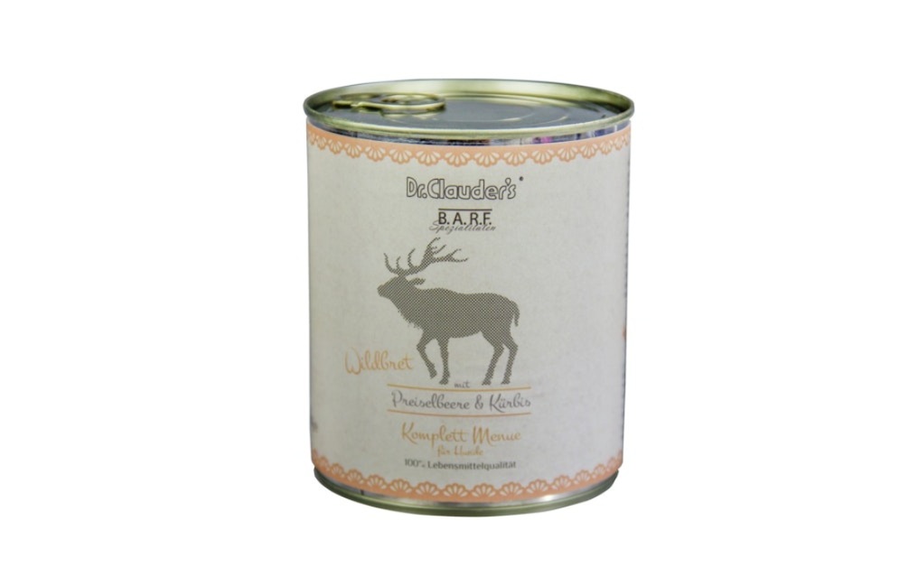 Dr Clauder's BARF Hundefutter in Dosen Komplettmenüs