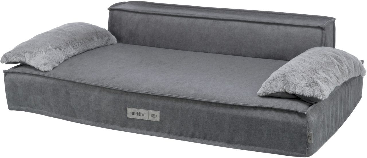 TRIXIE Sofa Liano eckig 100 x 60 Centimeter grau Hundeschlafplatz