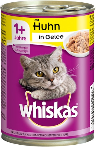 Whiskas 1+ in Gelee 400 Gramm Katzennassfutter