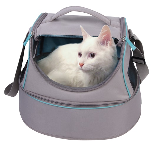 NOBBY Transformer 3 in 1 "HAPPY CAT" grau; 44 x 32 x 32 cm