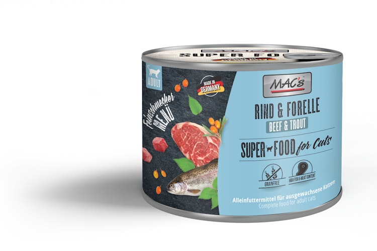 MAC's Cat Feinschmecker Menü 200g Dose Katzennassfutter
