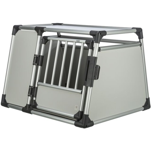 TRIXIE Transportbox Aluminium silber/hellgrau Transportbox