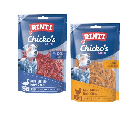 Rinti Snack-Mix Chicko Mini 2x225g Hundesnack