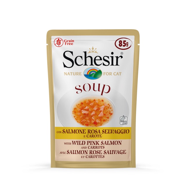 Schesir Cat Soup 85 Gramm KatzennassfutterVorschaubild