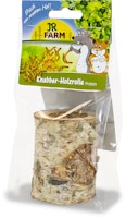 JR FARM Knabber-Holzrolle Protein 150g Kleintiersnack / Nahrungsergänzung für Kleintiere