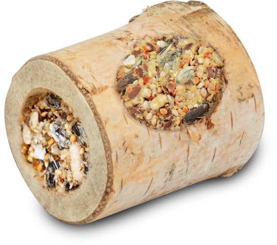 JR FARM Knabber-Holzrolle Protein 150g Kleintiersnack / Nahrungsergänzung für Kleintiere