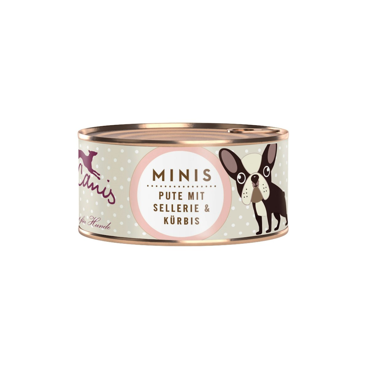 Terra Canis MINIS 100g Hundenassfutter Sparpaket 36 x 100 Gramm Pute mit Sellerie & Kürbis