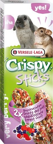 Crispy Sticks Kaninchen-Meerschweinchen Waldfrüchte 2 Stück 110g Kleintiersnack