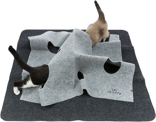 TRIXIE Cat Activity Adventure Carpet, Polyester/TPR, 99 × 99 cm