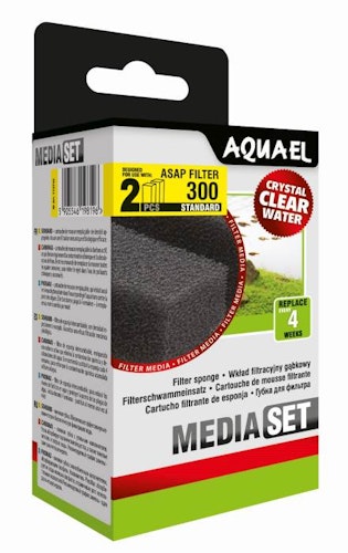 AQUAEL Filterschwamm Standard für ASAP 300 (2 Stück)