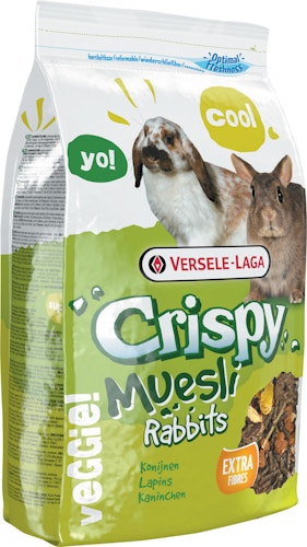 Crispy Muesli - Rabbits 2,75kg Kleintierfutter für Kaninchen