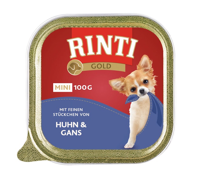 RINTI Gold Mini 100g Schale HundenassfutterVorschaubild
