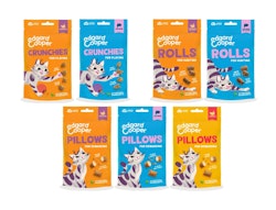 Edgard&Coooper Snack-Mix Crunchies, Pillows & Rolls Katzensnack