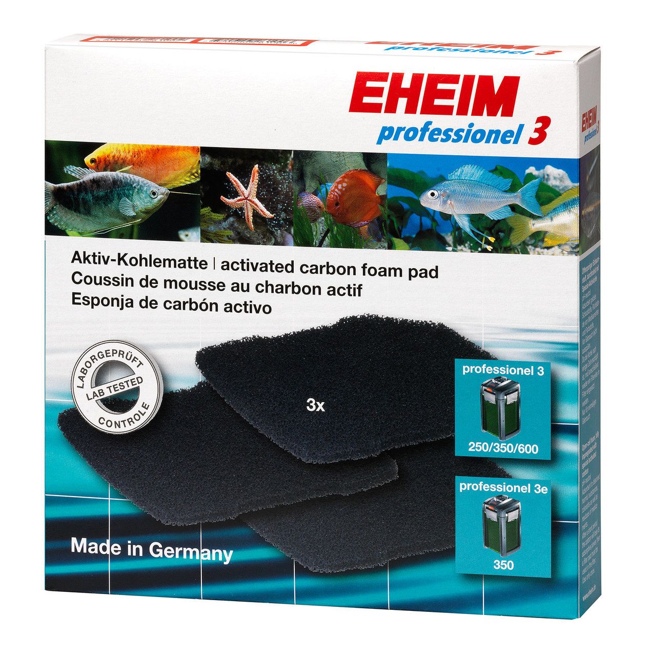 EHEIM 2628710 Aktivkohlematte für profür4+ (2271/73/75, 2371/73), prof 4+e (2274)