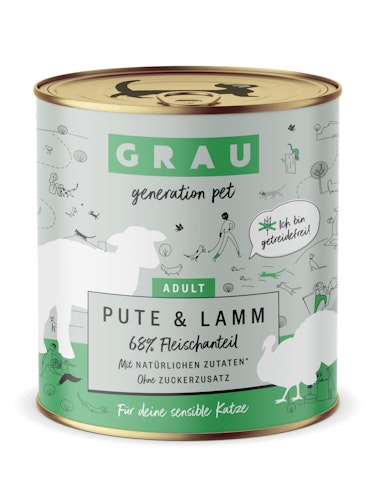 grau Katze 800 Gramm Katzennassfutter