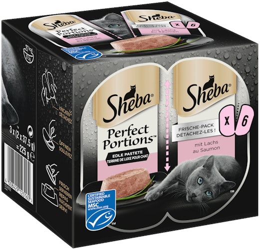 Sheba Perfect Portions 6x37,5 Gramm Katzennassfutter