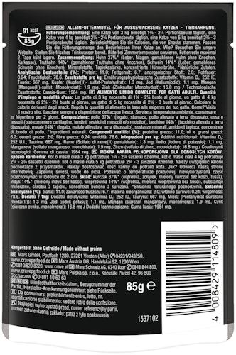 CRAVE Pastete 85 Gramm Katzennassfutter