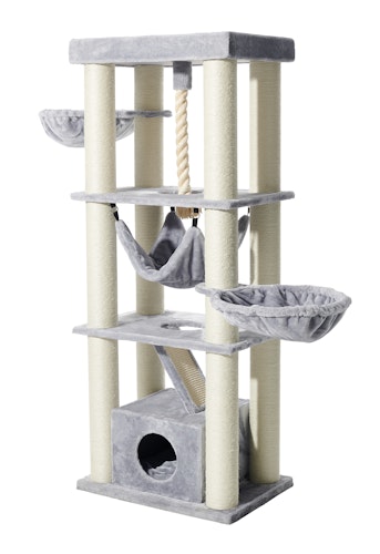 NOBBY Kratzbaum  "ORDU" grau; 70 x 50 x 176 cm