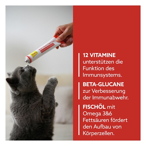 GimCat Multi-Vitamin Paste Extra 100g Nahrungsergänzung für Katzen