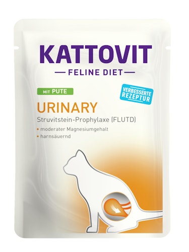 KATTOVIT Feline Diet Urinary (Harnstein) 85g Beutel Katzennassfutter Diätnahrung