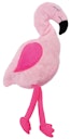 Vorschaubild Aumüller Katzenspielkissen befüllbarer Flamingo rosa Katzenspielzeug