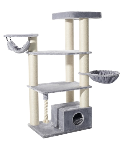 NOBBY Kratzbaum  "TOKAT" grau; 80 x 60 x 176 cm