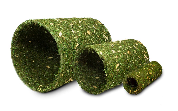 JR FARM Nager Heu-Tunnel & Naturholz Kleintiersnack / Zubehör