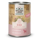 Vorschaubild Wildes Land PUPPY Hundenassfutter 400g