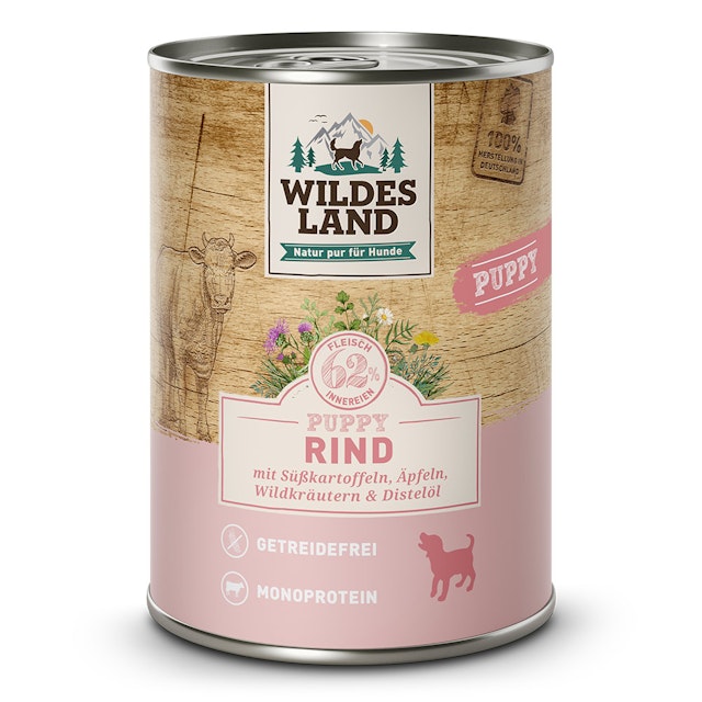 Wildes Land PUPPY Hundenassfutter 400gVorschaubild