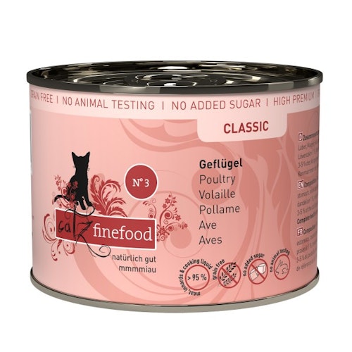 catz finefood Classic 6 x 200g Katzennassfutter