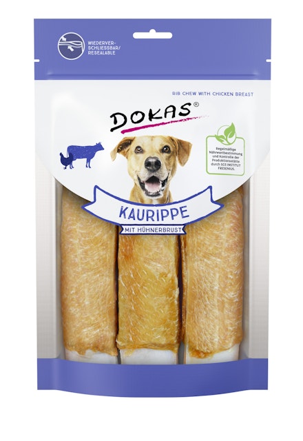 DOKAS Kaurippe 210 Gramm HundesnacksVorschaubild