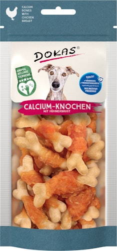 DOKAS Calcium-Knochen Hühnerbrust Hundesnack
