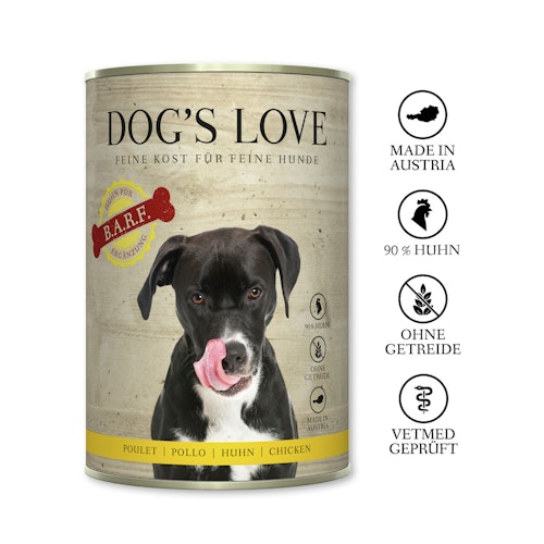 Dog's Love B.A.R.F. 400g Dose Hundenassfutter