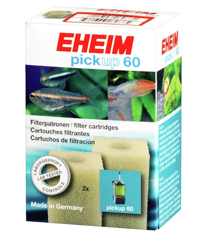 EHEIM Aquarium Filterpatrone für Filter 2008 und pickup 60 2 Stück