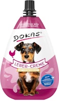 DOKAS Leber-Creme mit Hühnerbrust Hundesnack