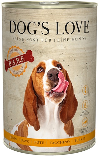 Dog's Love B.A.R.F. 400g Dose Hundenassfutter