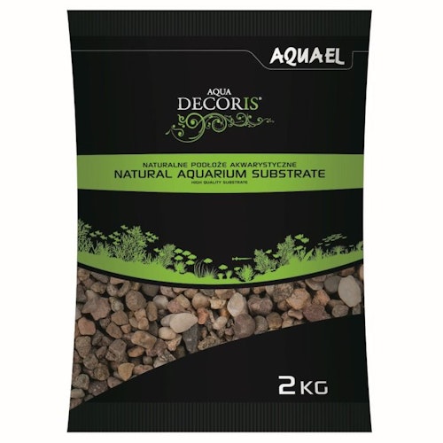 AQUAEL Bodengrund natural bunt 5-10 mm (2 kg)