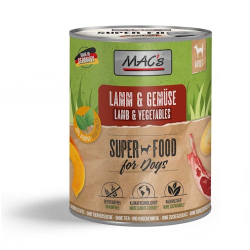 MAC's Lamm&Gemüse Hundenassfutter