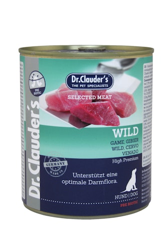 Dr. Clauder's Selected Meat Pre Biotics 800g Dosen Hundenassfutter