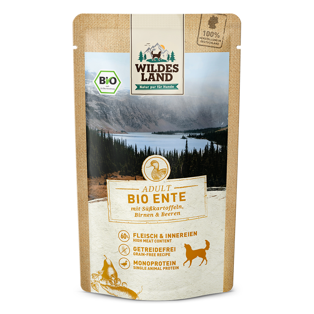 Wildes Land BIO Hundenassfutter 125g