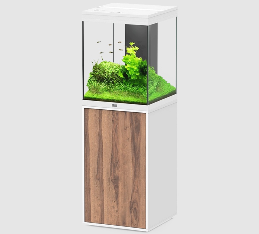 Aquatlantis Aqua Tower 163 Aquarium-Set weiß - nussbaum