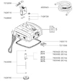 EHEIM 7428680 Satz Dichtungen für Adapter und Trennwand Ersatzteil für 2271/73/74/75, 2371/73, 2076/Zubehörbild