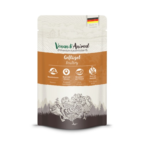 Venandi Animal 125 Gramm Katzennassfutter