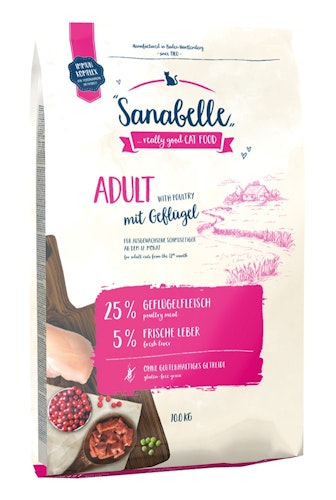Sanabelle Adult mit Geflügel Katzentrockenfutter