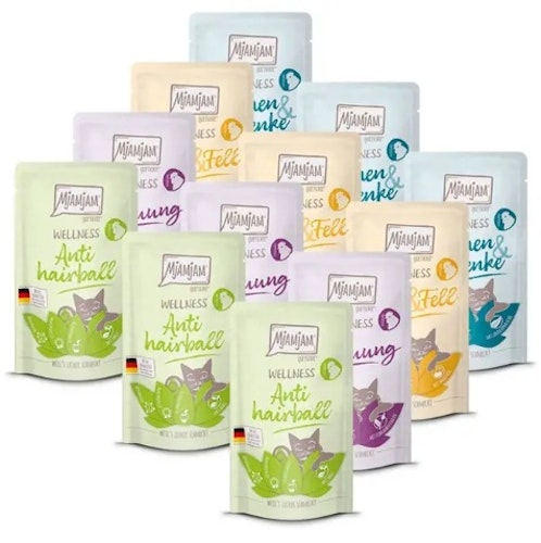 Mjamjam Wellness Wohlfühlpaket Huhn 12x125g MP Katzennassfutter