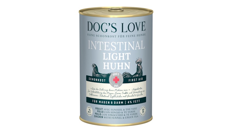 Dog's Love Schonkost mit 400 Gramm Hundenassfutter