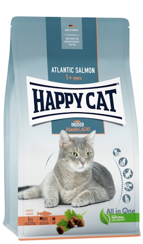 HAPPY CAT Supreme Indoor Adult Atlantik-Lachs Katzentrockenfutter