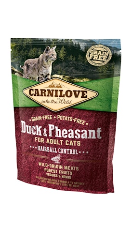 CARNILOVE Hairball Control Duck & Pheasant Katzentrockenfutter