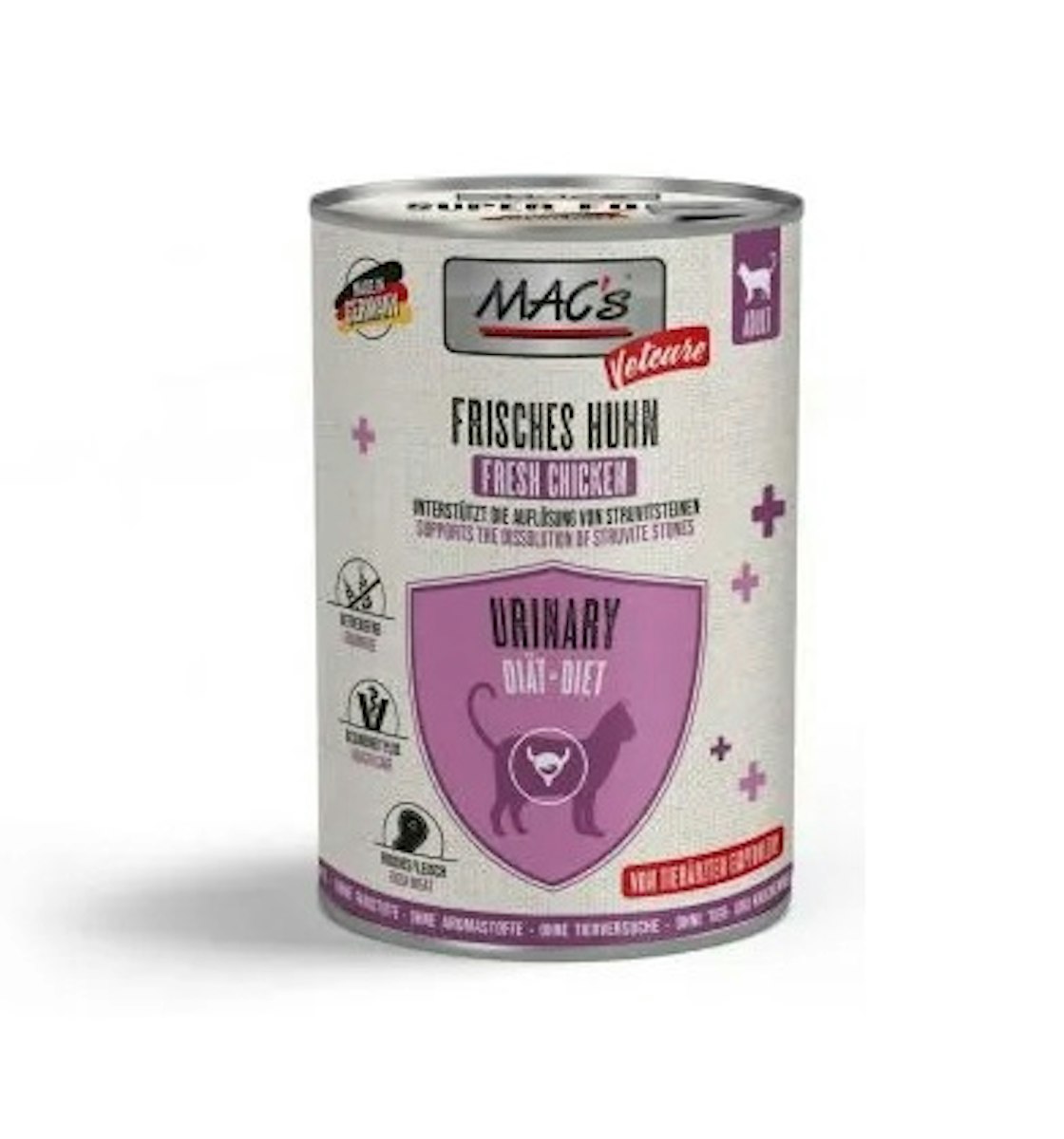 MAC’s Vetcare Urinary Katzennassfutter Vetcare Urinary Huhn Katzennassfutter 12x 400 Gramm