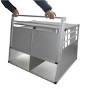 Vorschaubild NOBBY Aluminium Autotransportbox doppelt "New Design" B x T x H: 92 x 88 x 68 cm